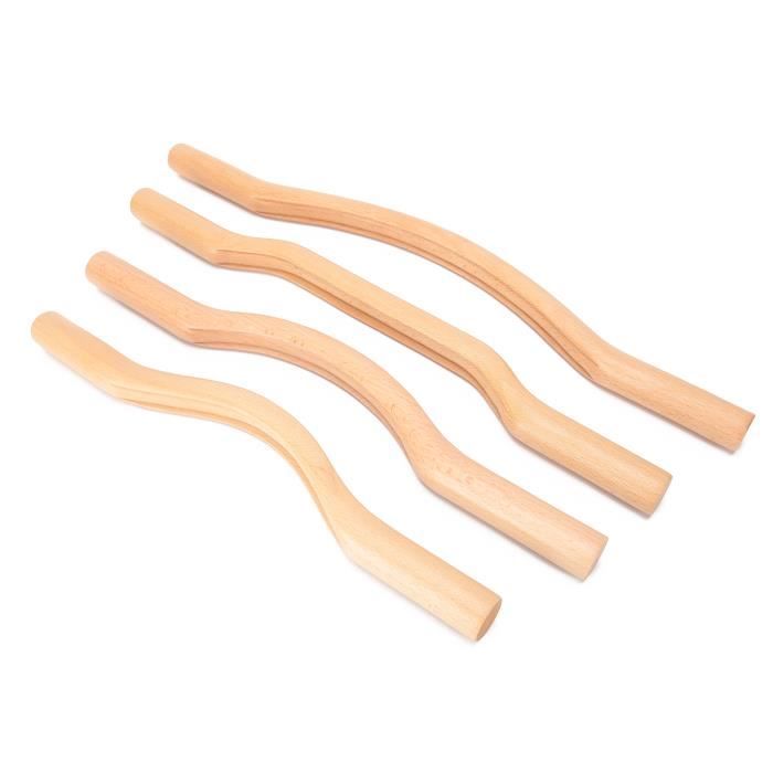Bâton de Berger Traditionnel en Bois 100 cm, Lanière est en Cuir
