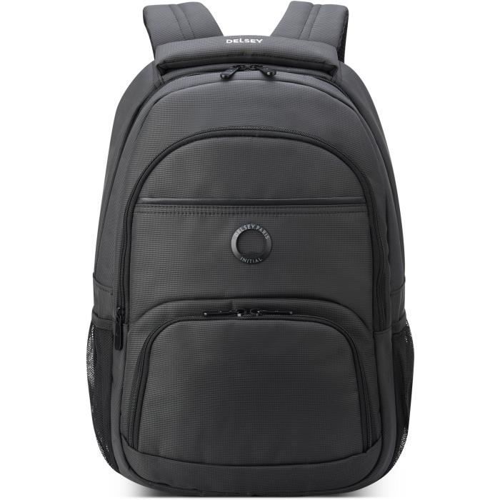 delsey paris - element backpacks - sac a dos souple - 47x32x17 cm - 21 litres - xs - graphite