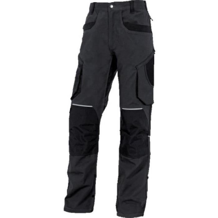 Pantalon taille XXL MACH ORIGINALS 12 poches. Toile 97% coton 3% élasthane 290 g/m².