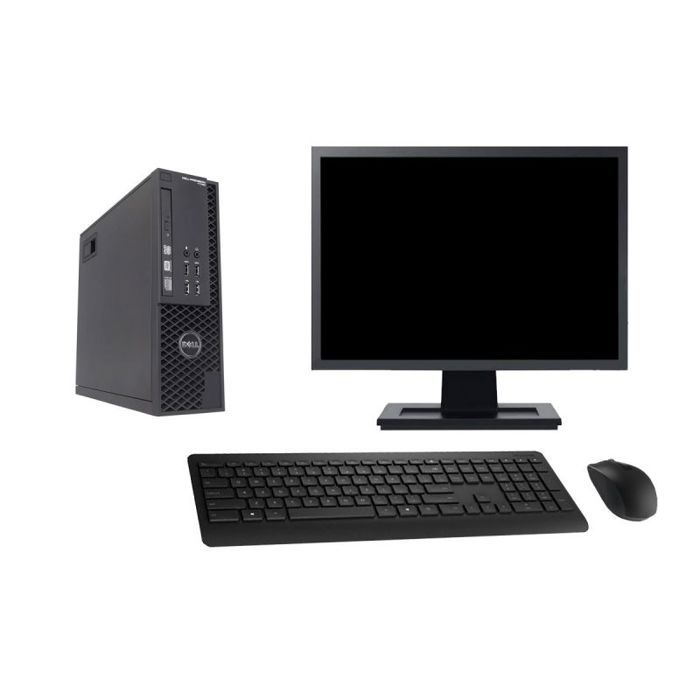 PC Dell T1700 SFF Ecran 27 Intel i3-4130 RAM 8Go Disque 1To Windows 10 Wifi - Dell