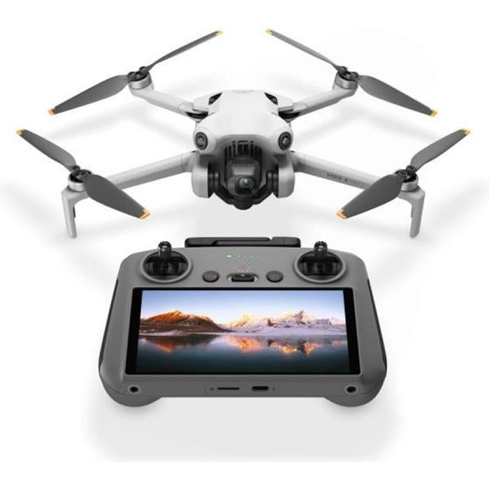 drone - dji - mini 4 pro fly more combo - caméra 4k hdr - pilotage smartphone - autonomie 34 min