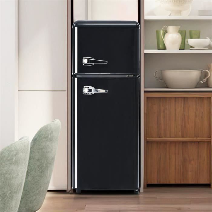 Réfrigérateur sous plan 113L noir - Hkoenig