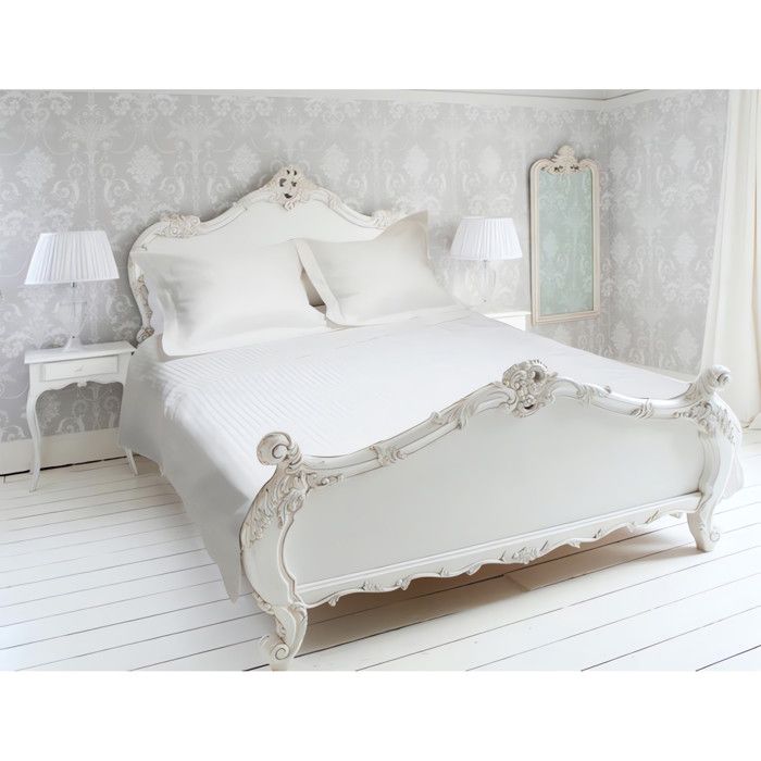 Parure de drap 4 pièces en percale EDEN satin coloris blanc Parure de drap 4 pièces en percale EDEN satin coloris blanc