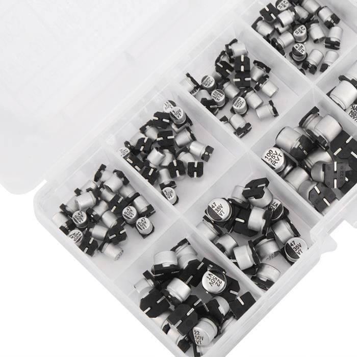 Reland Sun 16values*20pcs=320pcs 1206 SMD Kapasitör çeşitli Kit 10pF-22uF Bileşen Diy örnekleri Kiti