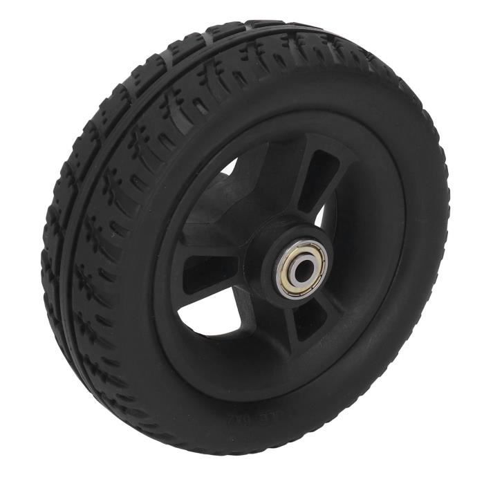 Roues De Poussette 12 Pouces - Paire Arrière Caoutchouc - Compatible Yoyo, Chbaby, Vovo
