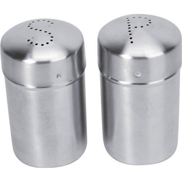 Salière poivrière inox - Cdiscount Maison