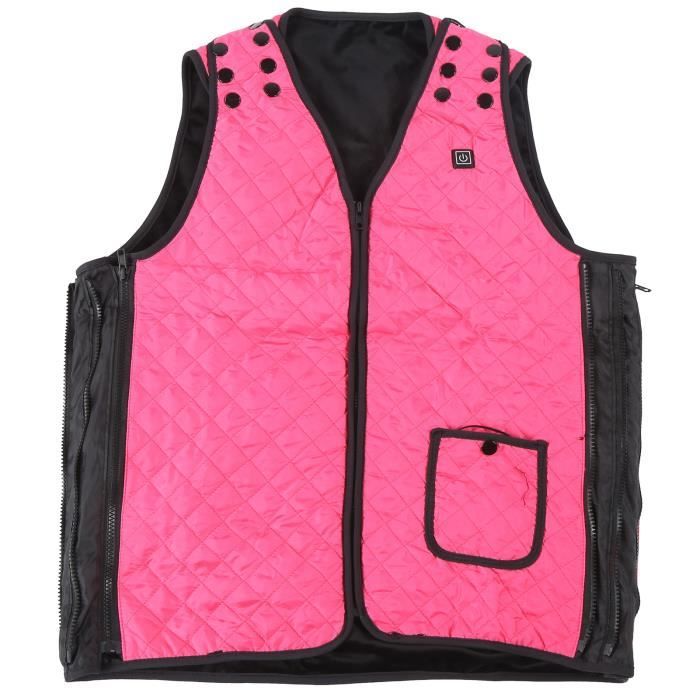 Gilet Chauffant Rechargeable USB Pour Enfant - Polaire, Pour Activités Extérieures Hiver, Taille 5-15 Ans