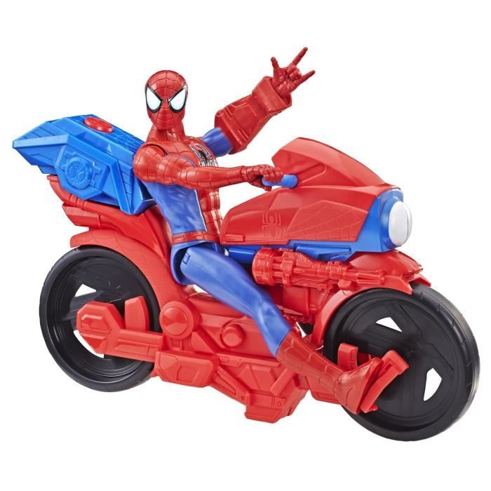 SPIDERMAN - Titan Power Pack Figurine et moto - Cdiscount Jeux - Jouets