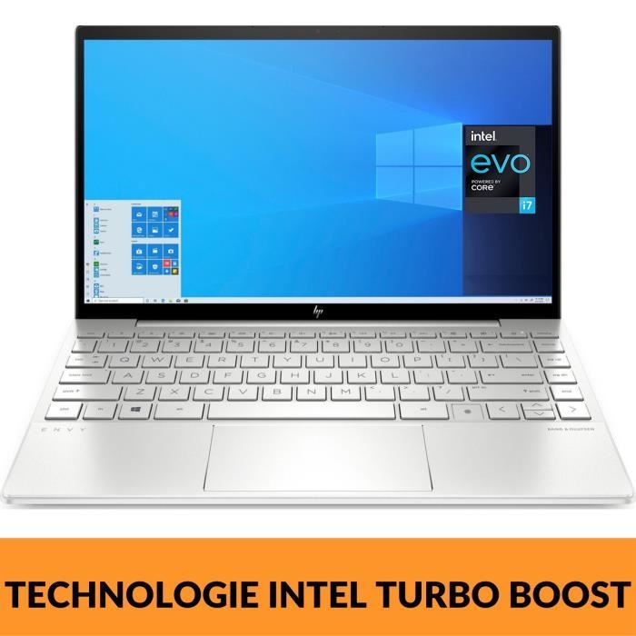 Ordinateur HP ENVY 13ba1002sf PC Ultraportable 13,3" FHD IPS Argent Intel Evo Core i7 RAM