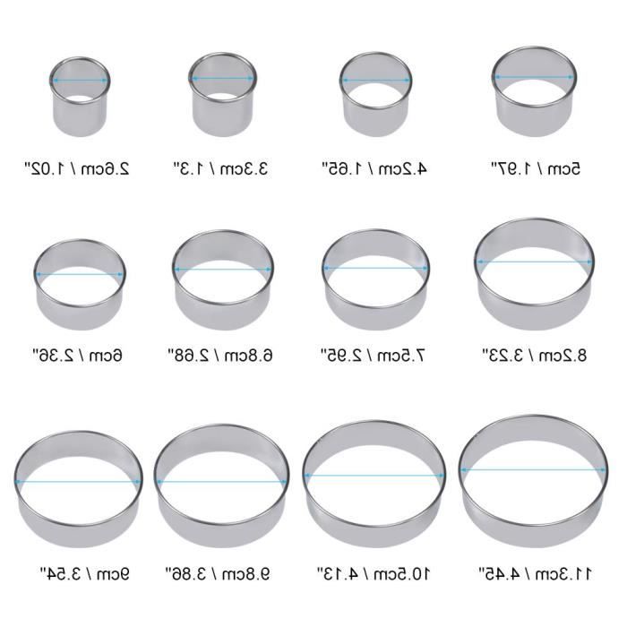 Lot De 7 Emporte-pièces Goutte D'eau En Acier Inoxydable – Pour Pâtisserie, Bonbons, Décorations