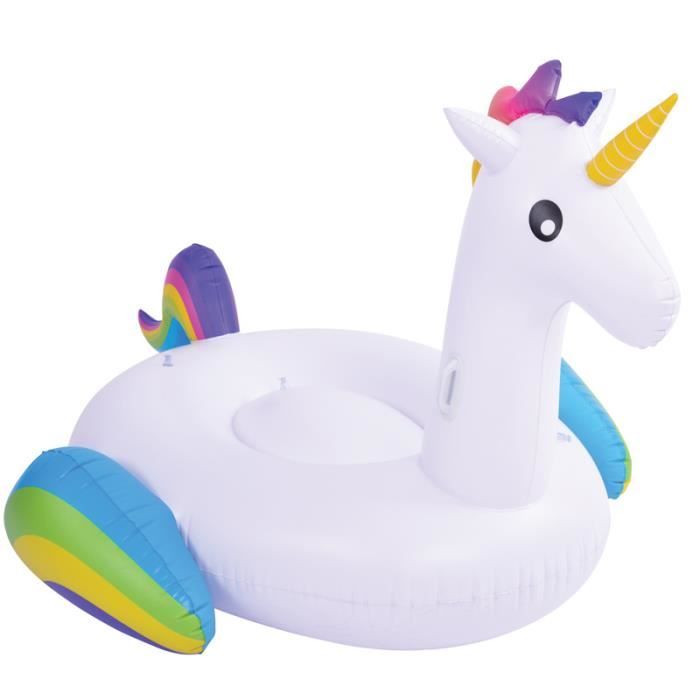 Bouee gonflable JILONG Maxi Licorne XL Vinyle resistant 218 x 160 x 120 cm Cdiscount Jeux Jouets