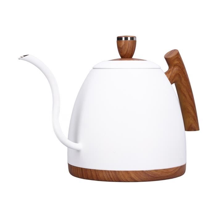 Bouilloire Col De Cygne 1200ml Inox - Thermomètre Intégré Pour Café & Thé Précis