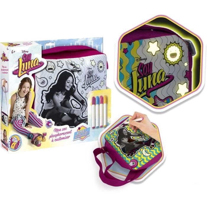 Soy Luna Mon Sac Phosphorescent A Customiser Cdiscount Jeux Jouets