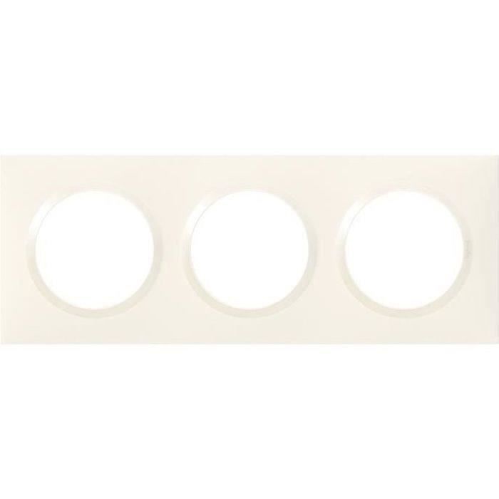 Plaque LEGRAND Dooxie 3 Postes Plastique Intérieur