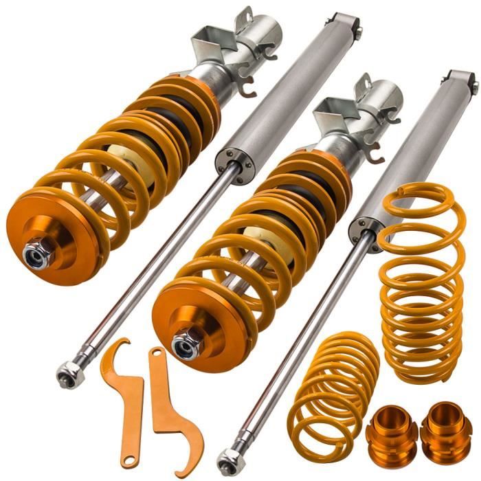 MAXPEEDINGRODS pour Audi TT 8N Coupe 98-06 COMBINÉS FILETÉS SUSPENSION Kit Réglable Coilover