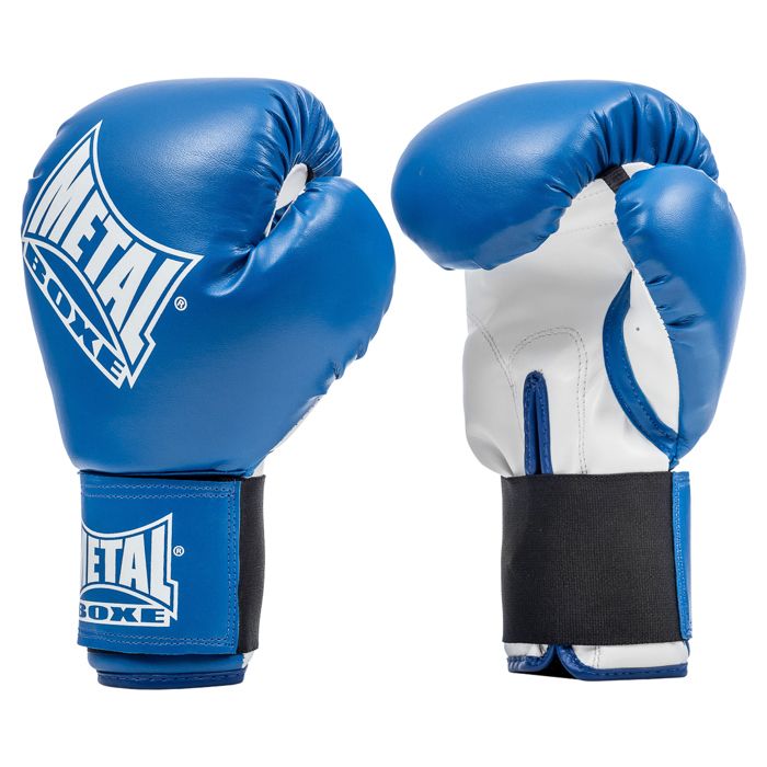 Metal Boxe Gants Entrainement / Compétition Bleu 14 oz Metal Boxe Gants Entrainement / Compétition Bleu 14 oz