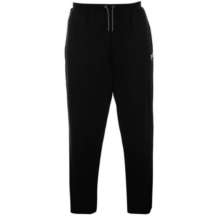Bas de survetement noir homme clearance
