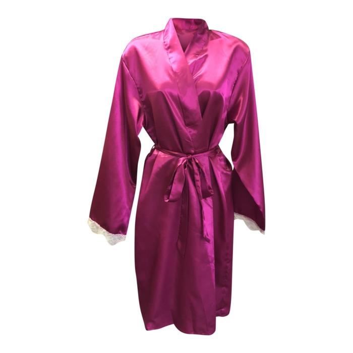 Sock Snob Robe de chambre femme satin peignoir de bain
