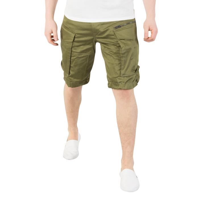 G-Star Homme Rovic - Short cargo en vrac à glissière, Vert