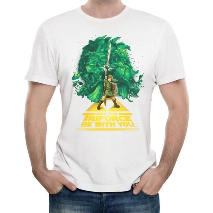 Scarica Gratis Images T Shirt Zelda Geek Drole Homme Blanc Blanc Achat Vente T Shirt actualisé salutations