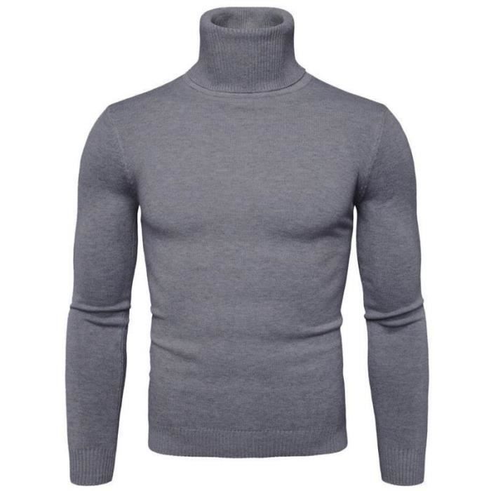 Col roulé homme slim fit deals