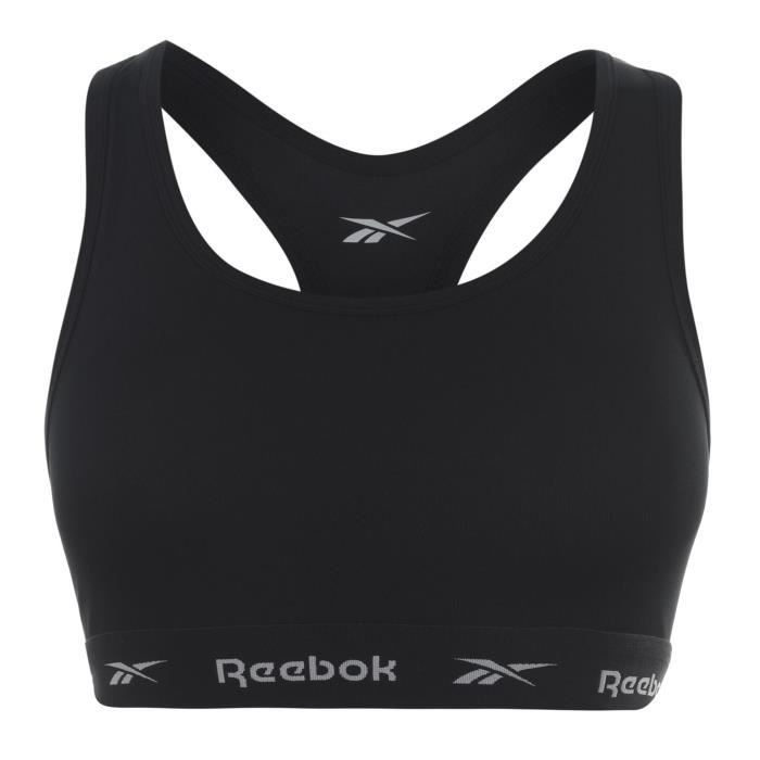 Brassières de sport Reebok - Lot de 2 - Nos Nageur Femmes - Noir - Fitness - Sans manche - Respirant