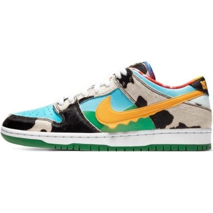 SB Dunk Low Ben and Jerry Retro Femme Homme Chaussures de Basket Pas Cher  Bleu - Cdiscount Chaussures