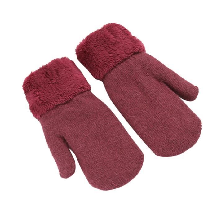 Gants D'hiver Mitaines EUPSIIU - Chauds, Doux, écran Tactile, Pour Homme Et Femme