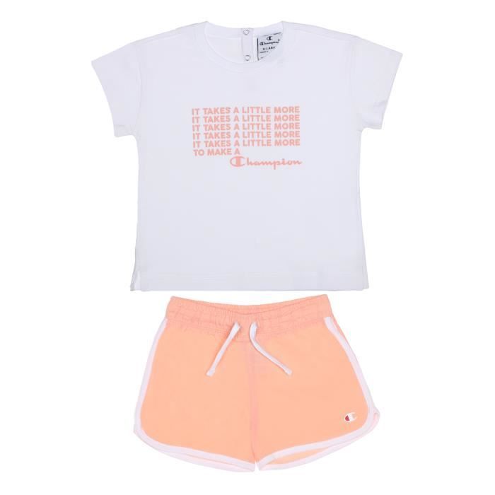 Ensemble bebe Champion 404391 Ww001 White Blanc Cdiscount Pret a Porter