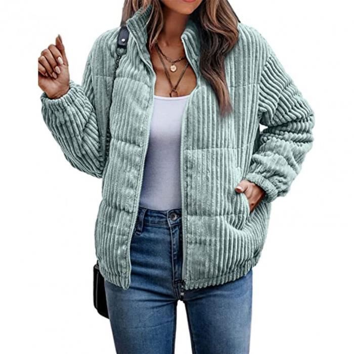 Manteau velours cotelé femme clearance