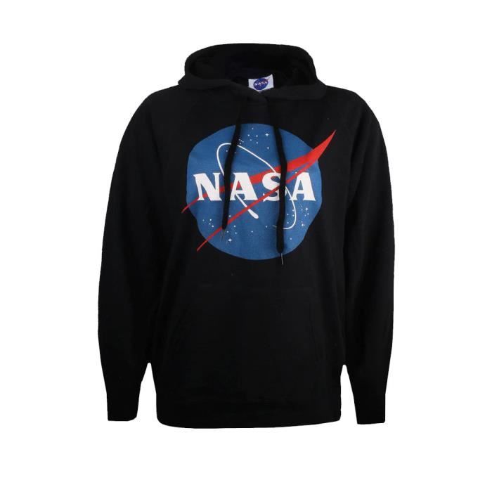 NASA Sweat capuche Femme Noir Cdiscount Pr t Porter