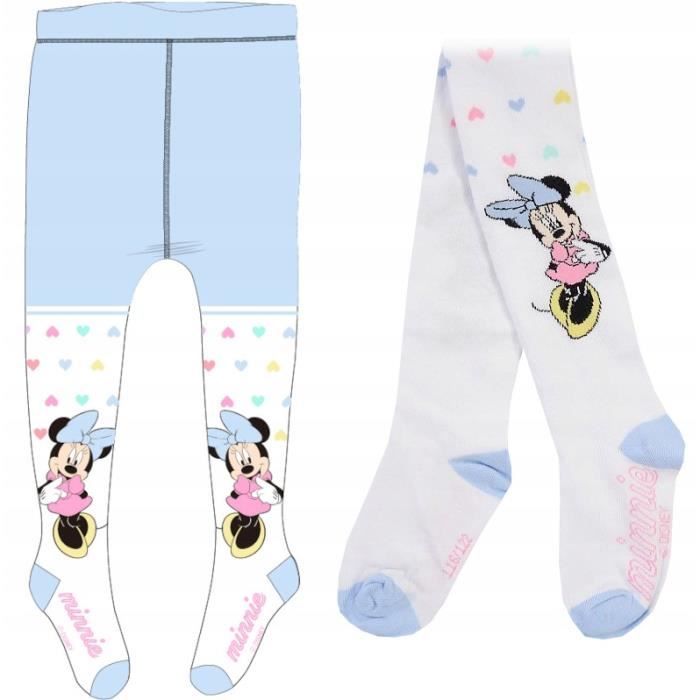 Un collant chaud MINNIE disney enfant fille hiver coeur bleu Bleu Cdiscount Chaussures