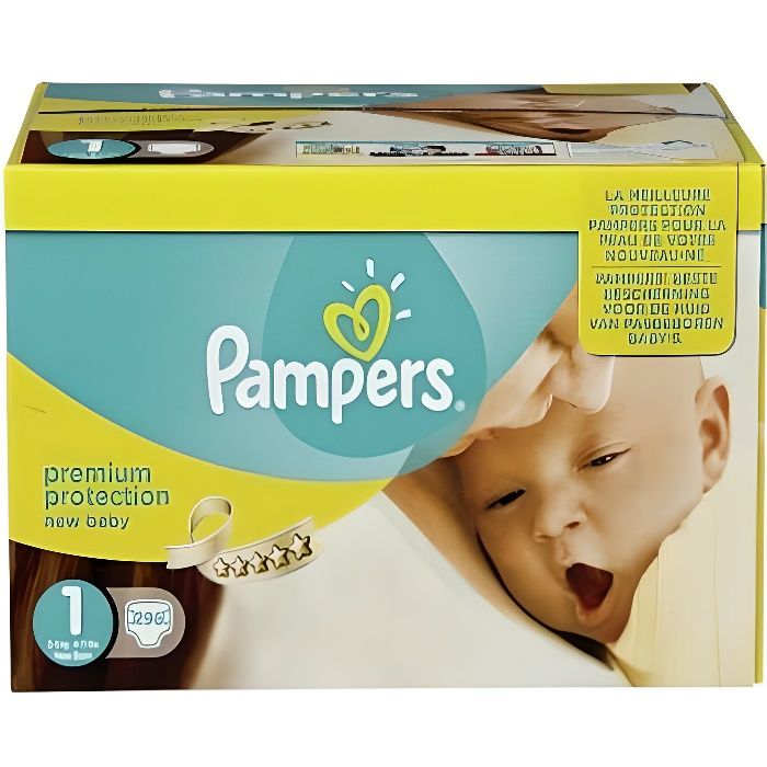 Pampers Couches Premium Protection Taille 1