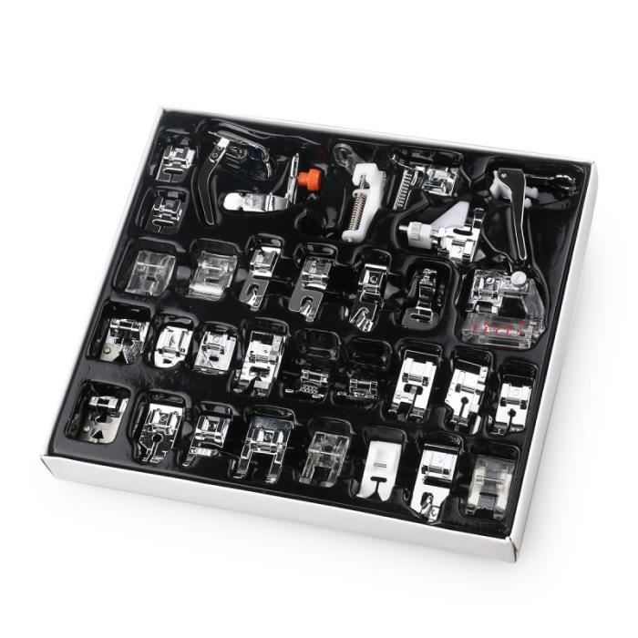 32 PCS Pieds-de-biche De Machine À Coudre Domestique Pied Presseur Diy Couture Marche Pied Presseur Menage Machine A Coudre Accessoire 92075879