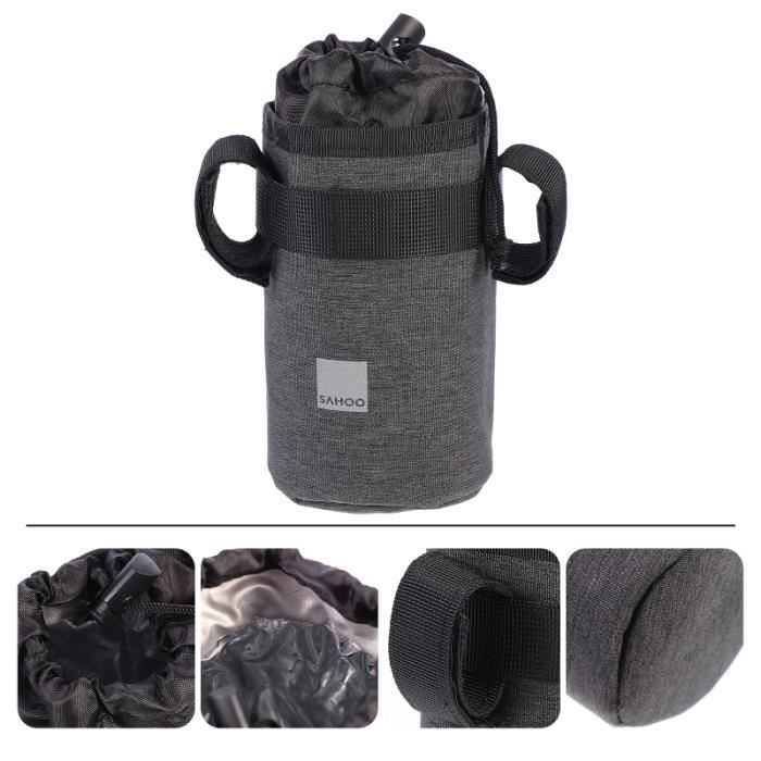 Sac Porte-bidon Vélo Isolant WILDMAN - Pour Guidon VTT Ou Route, Léger Et Réfléchissant