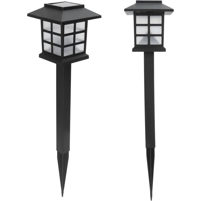 Lampes Solaires Extérieures, Lampe De Paysage Led Lampe De Pelouse