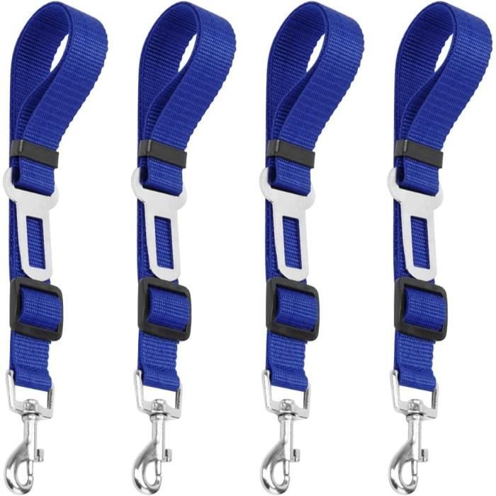 YuCool Lot de 4 ceintures de sécurité réglables pour chien et chat 148