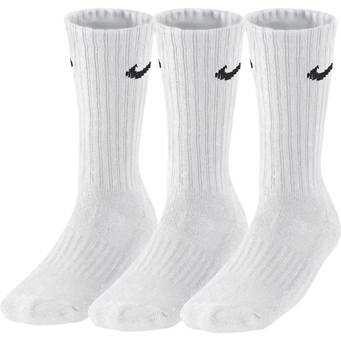 Nike Lot de 3 paires de Chaussettes Homme Blanc- JD Sports France