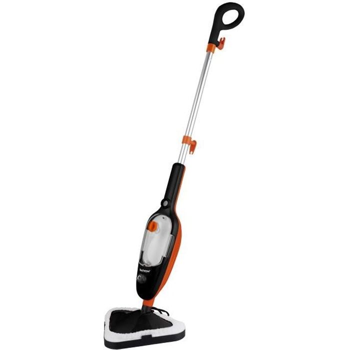 TECHWOOD Balai vapeur TNV-101 - 1300 W - 450 ml - Noir et orange