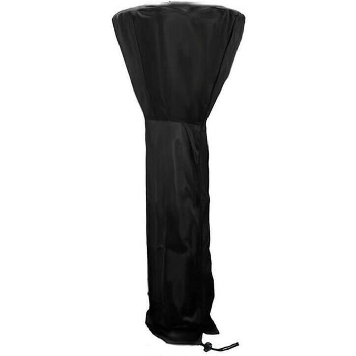 SterneMond Housse De Protection Pour Brasero Rond Noir étanche UV 210D Oxford Couverture Pour Brasero Extérieur Barbecue Anti-poussière (diamètre 95 Cm, Hauteur 75 Cm