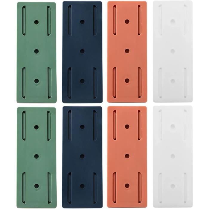 Lot De 8 Plaques Métalliques Autocollantes Pour Support Magnétique De Voiture | 4 Rondes (4 Cm) Et 4 Rectangulaires (6,5x4,5 Cm) - 10
