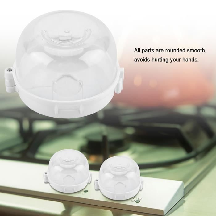 Lot De 5 Couvercles De Sécurité Pour Boutons De Cuisinière - En Silicone, Protection Enfants - Pour Cuisinière électrique
