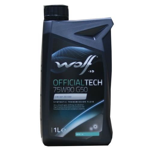 Bidon 1 litre d'huile Wolf GEAR OIL GL 4+ SAE 75W90 SYNTHETIC ...