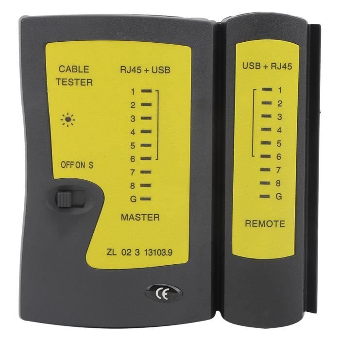 Testeur Rj45 Debit Testeur de câble réseau - YOSOO - YG468U - RJ45 - USB - Test rapide et ...