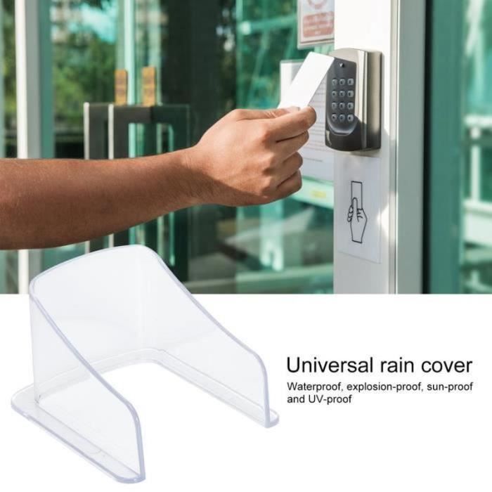 Housse de pluie pour sonnette avec chargeur de panneau solaire