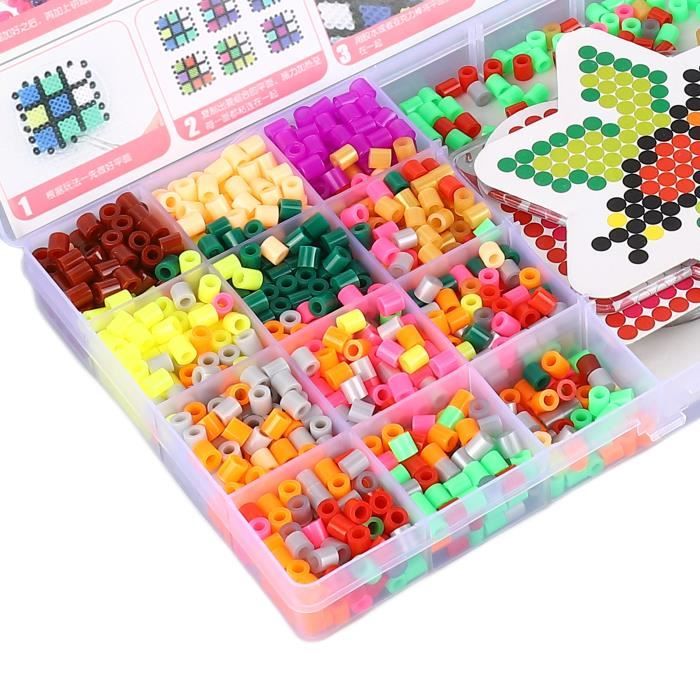 Kit de perles à repasser pour enfant - Puzzle 3D - 24 couleurs - 26000pcs[C3] - Jeux