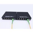 Convertisseur Fibre Ethernet, Fibre Optique SC Monomode (4 X 4 Ports RJ45)-1