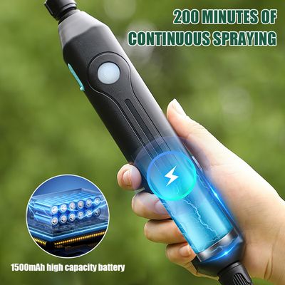 Pulvérisateur Électrique Télescopique Rechargeable 5L - 2 Buses, Batterie 2400mAh, Jardin Nettoyage Plantes Arrosage