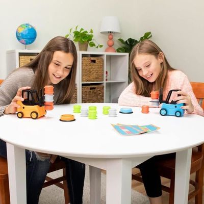 Alomejor Chariot élévateur Jouet Chariot élévateur Construction Jou Modele De Vehicule Dingenierie Pour Les Enfants De 3 A Amz