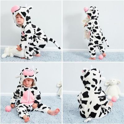 Surpyjama en Polaire Bebe Pyjama Fille et Garcon et Couverture Bebe Vetements Bebe Fille et Garcon Chauds Vaches laitieres blanche Cdiscount Pret a Porter
